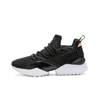 PUMA Muse Maia Low top Running Shoes Black/White Women's