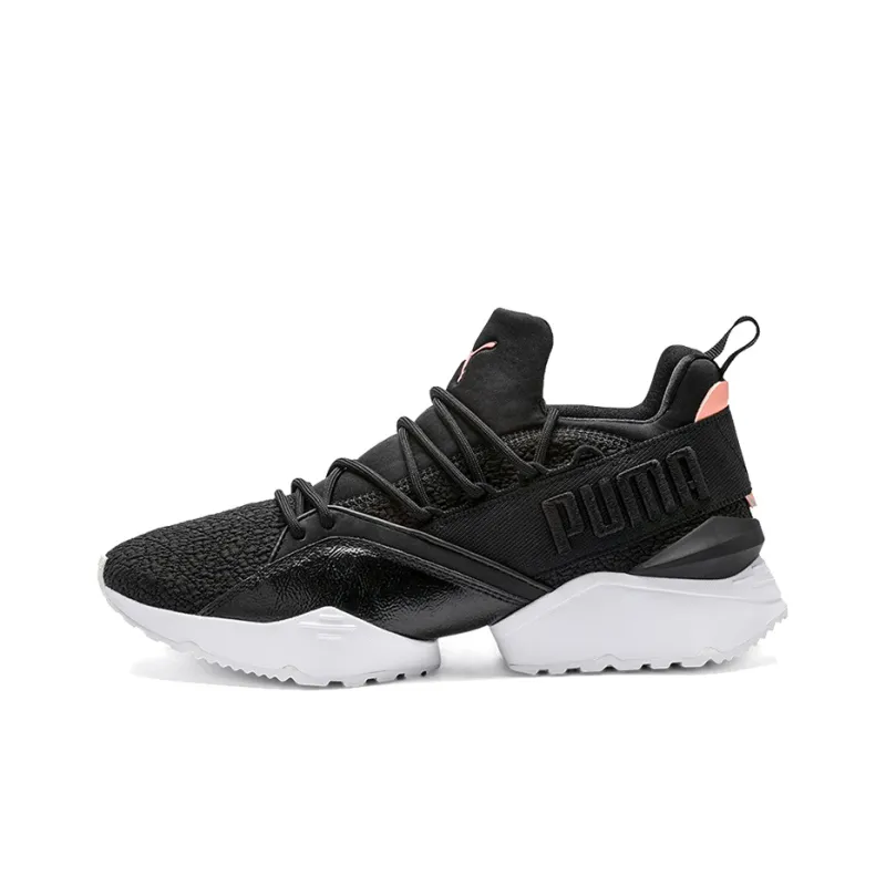 PUMA Muse Maia Low top Running Shoes Black/White Women's-0