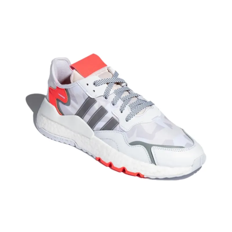 Adidas Originals Nite Jogger 'White Gray Orange'-2