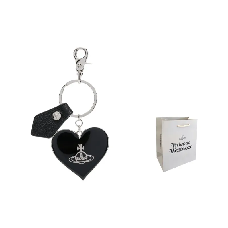 Vivienne Westwood Mirror Heart Orb Keyring-5