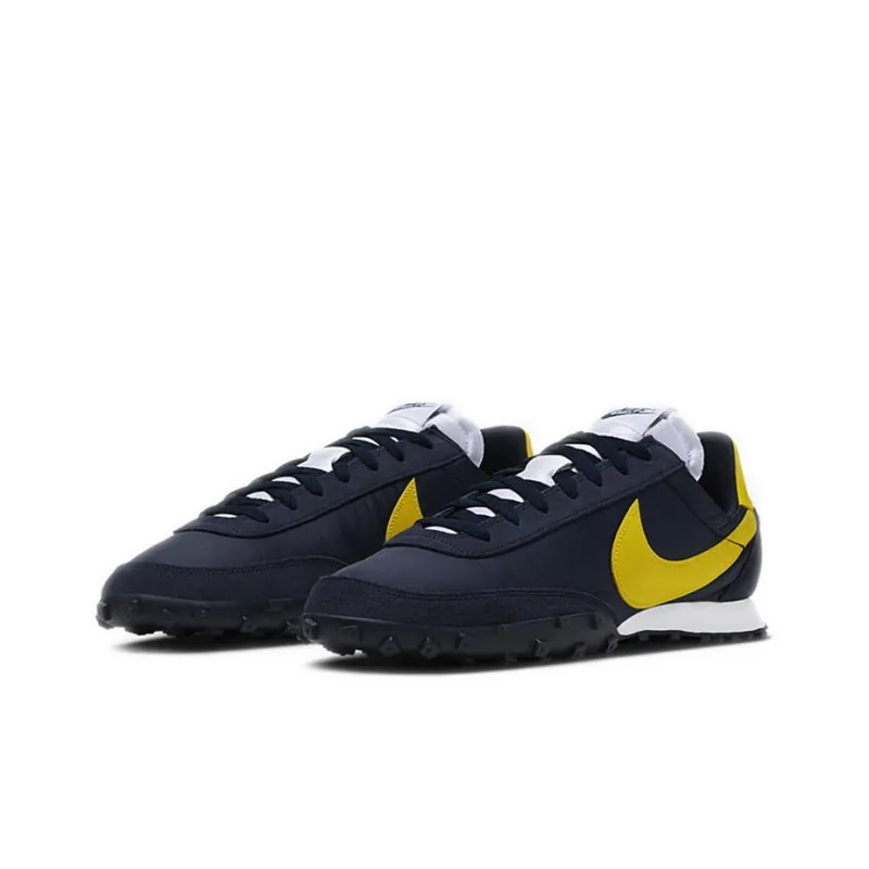 Nike Waffle Racer Obsidian Chrome Yellow-2