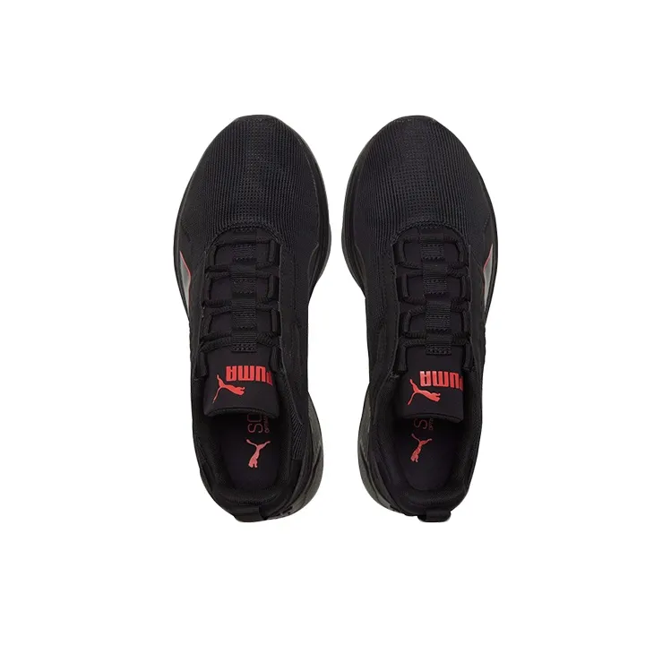 PUMA Disperse Xt Low Top Running Shoes Black/Grey/Red-3