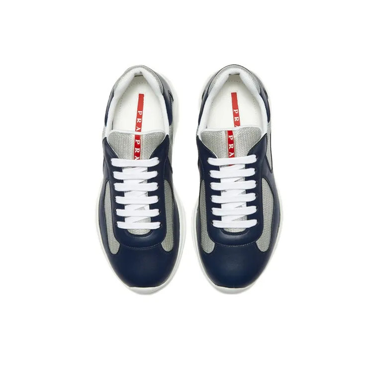 PRADA Shock Absorbers Low Top Sports Casual Shoes Men's Dark Blue-2