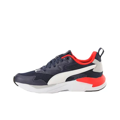 PUMA X-RAY Casual Shoes Unisex Low-Top Red/Black/White