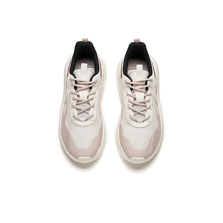 Anta Life Collection Low-Top Sports Casual Shoes Women's White Gray Red-2