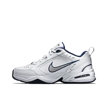 Nike Air Monarch Iv White/Midnight Navy/White/Metallic Silver
