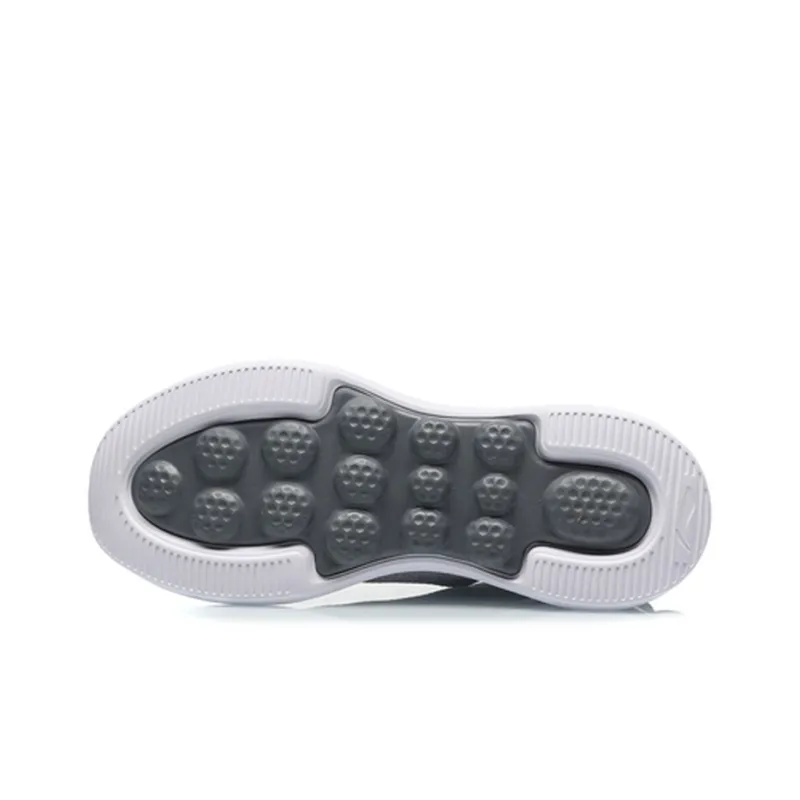 LiNing EazGo Comfortable Collection Cushioning Breathable Lightweight Low-Top Sports Casual Shoes Men's Gray-4