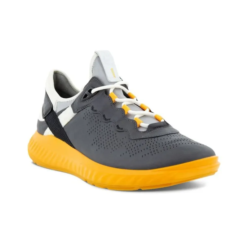 Ecco Fit For Action Casual Shoes Men Low Top Dark Gray-2