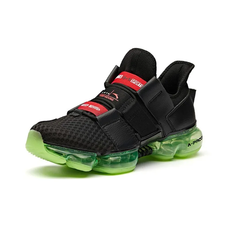NasaSeed x Anta 'Set Sail' Anti Slip Wear Resistant Low Top Sports Casual Shoes Men's Black Green-1