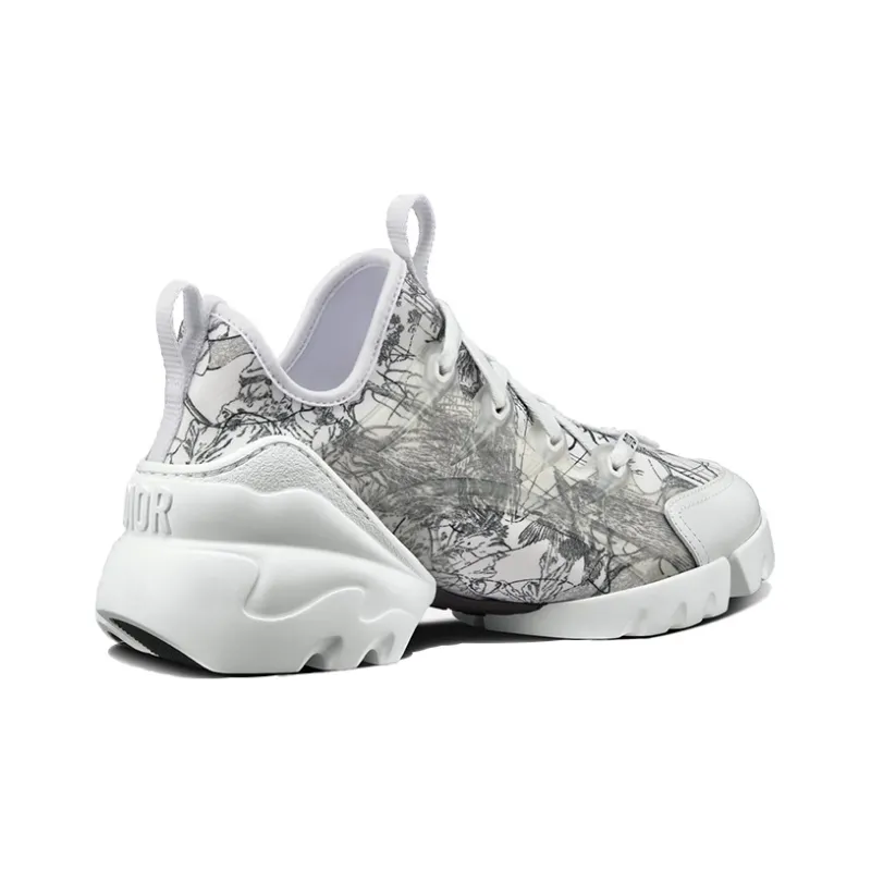 DIOR D-Connect Around The World Coverage Balance Lightweight Low-Top Casual Shoes Women's Black White-3