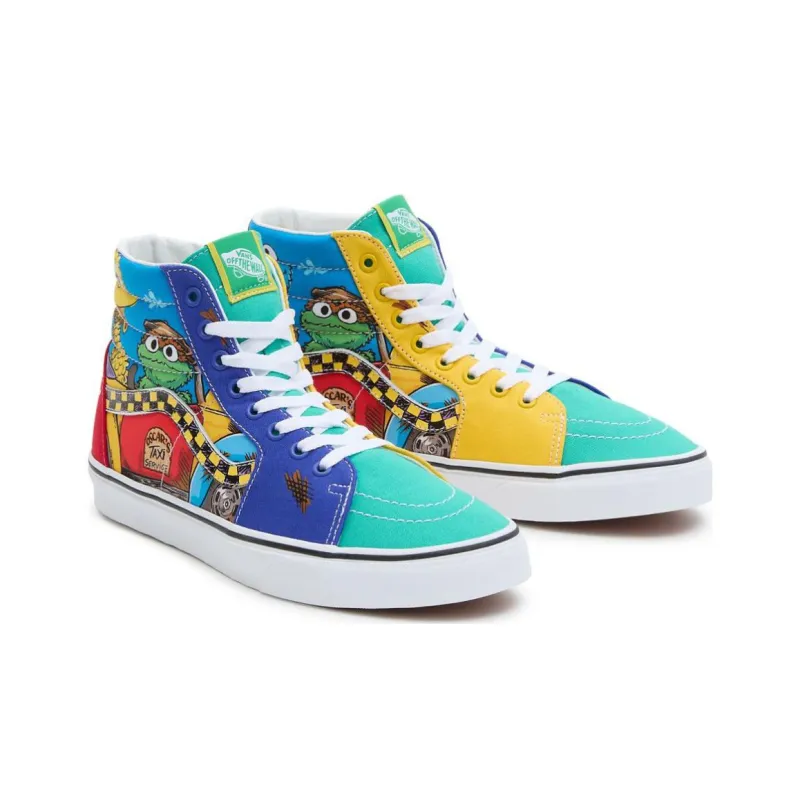 Vans Sesame Street X Sk8 Hi 'Oscar's Taxi Service'-2