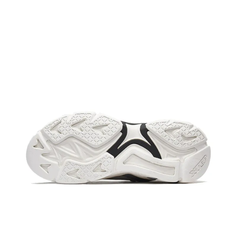XTEP Xtep Lifestyle Slip-Resistant Breathable Low-Top Casual Shoes Men's White Brown-4