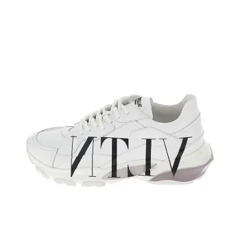 Valentino Bounce Anti Slip Wear Resistant Low Top Casual Shoes Men's White