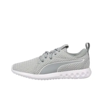 PUMA Carson 2 Knit Lace Up Sneakers Slip-Resistant Support Balance Low-Top Casual Shoes Women's Gray