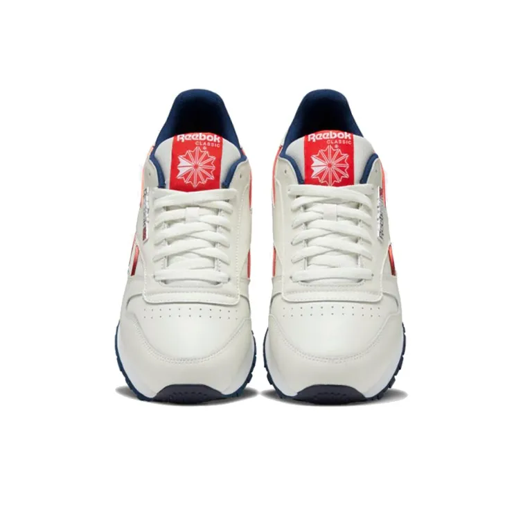 Reebok Classic Leather 'Chalk Navy Red'-4
