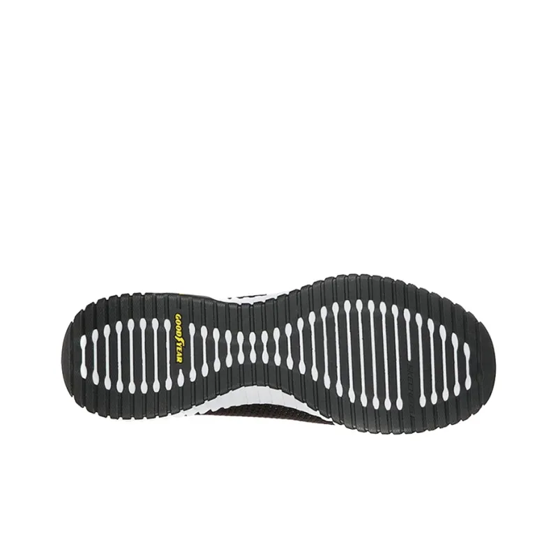 Skechers Elite Flex Slip on Shoes 'Black White'-4