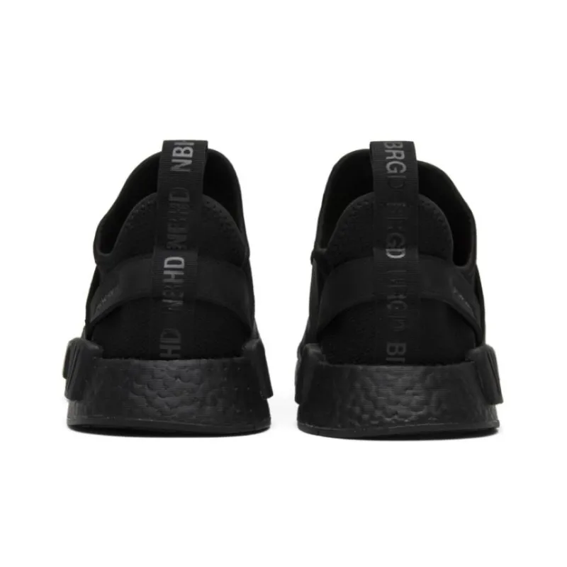 Adidas Originals Neighborhood X NMD_R1 Primeknit 'Triple Black'-3