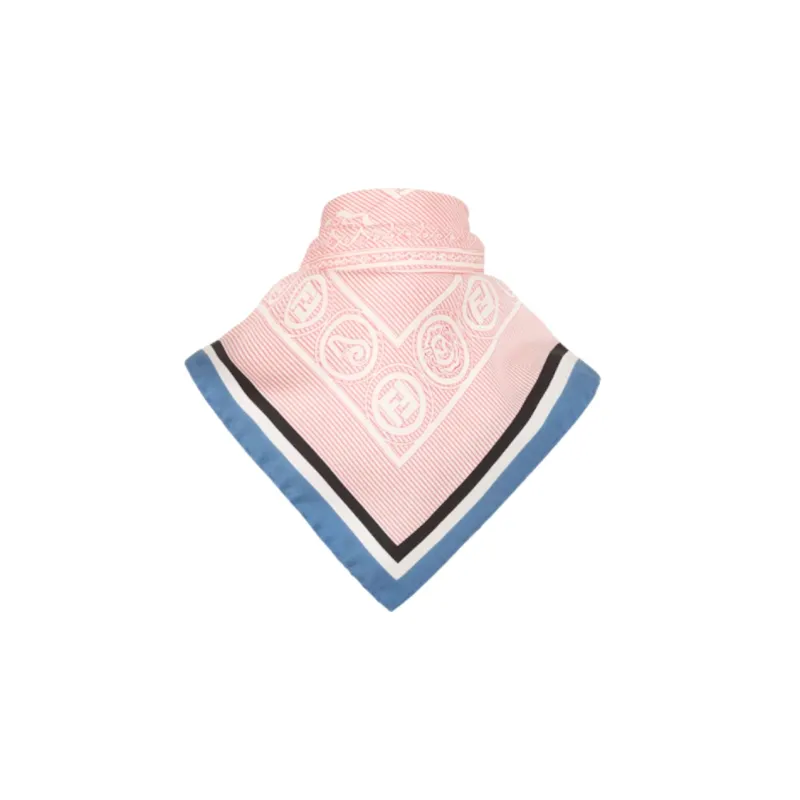 FENDI Silk Scarves Women's Pink-1