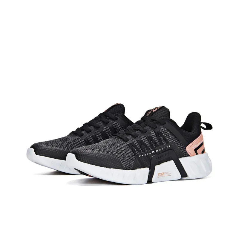 361° BOUND Technology Abrasion Resistant Low Top Athletic Shoes Women's Black Pink-1