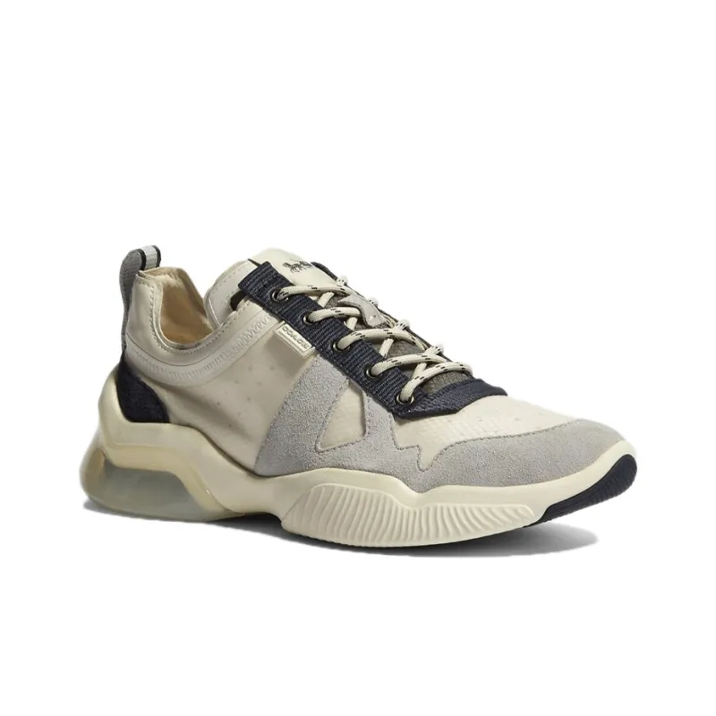 COACH CitySole Runner Low-Top Casual Shoes Men's Greige Black-2