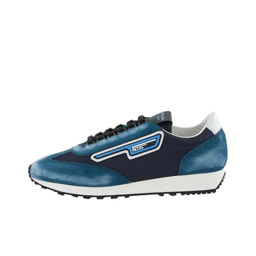 PRADA Casual Shoes Men Low-Top Blue