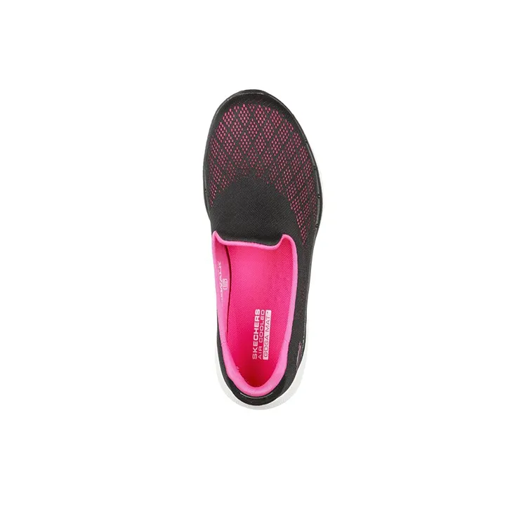Skechers GOwalk 6 Cosmic Force Loafers Black/Pink Women's-3