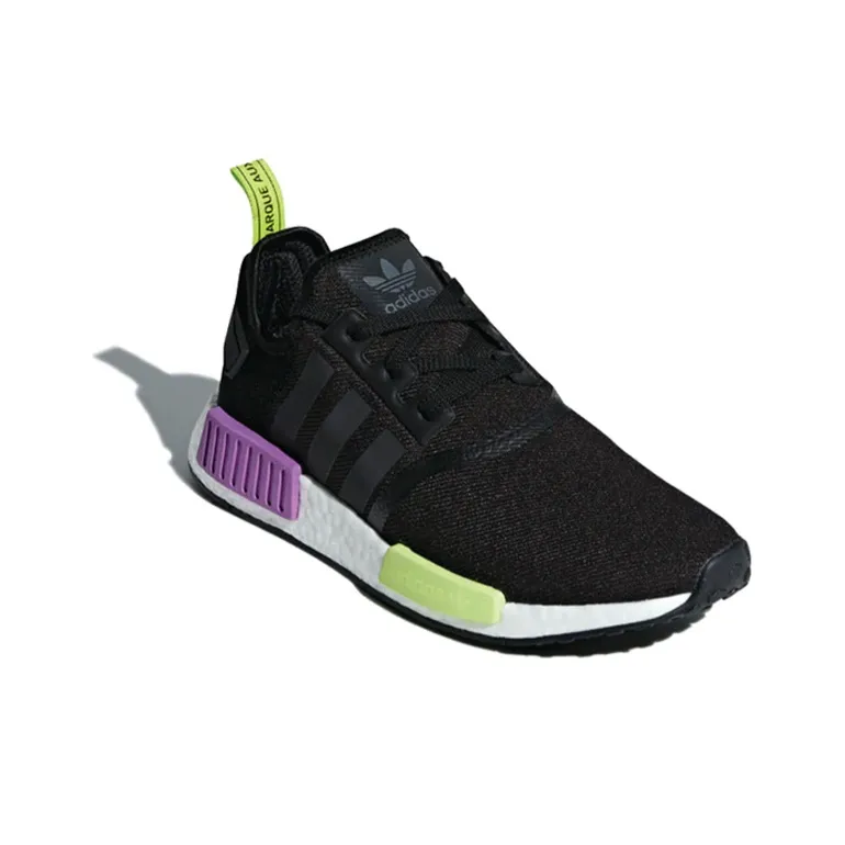 Adidas Nmd R1 Core Black Shock Purple-2