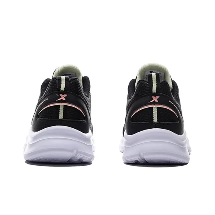 XTEP Anti Slip And Wear Resistant Breathable Low Top Sports Casual Shoes Women's Black-2