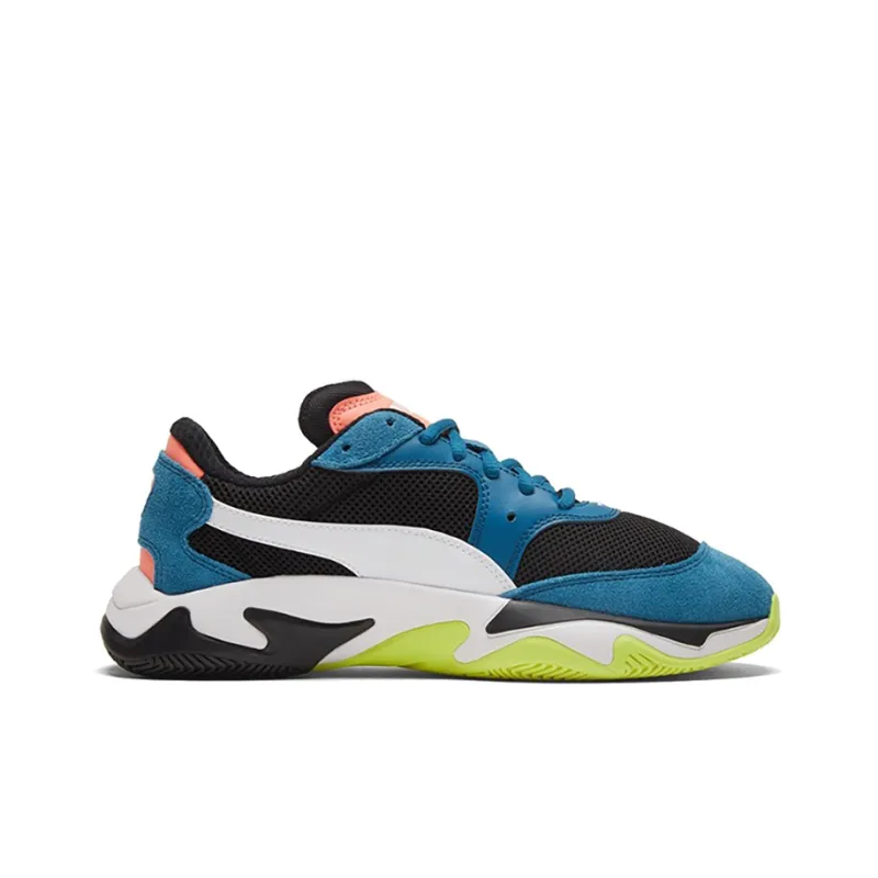 PUMA Storm Stitching 'White Black Blue'-1
