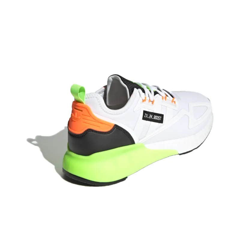 Adidas Originals Zx 2K Boost Cloud White Green-3
