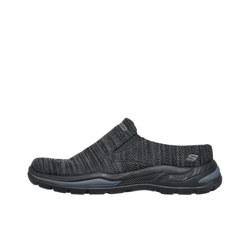 Skechers Arch Fit Motley Breathable Low-Top Casual Shoes Black-0