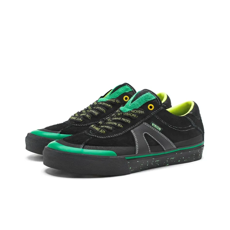 SHAKE JUNT x Vision Street Wear Low-Top Skateboard Shoes Unisex Black Green-3