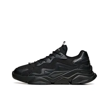 Anta Life Collection Cushioned Anti Slip Wear Resistant Breathable Lightweight Low Top Casual Shoes Women's Pitch Black