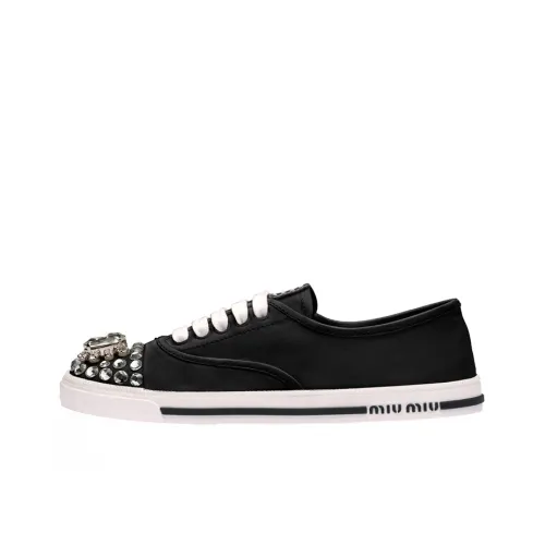 MIU MIU Low Top Casual Shoes Women's Black
