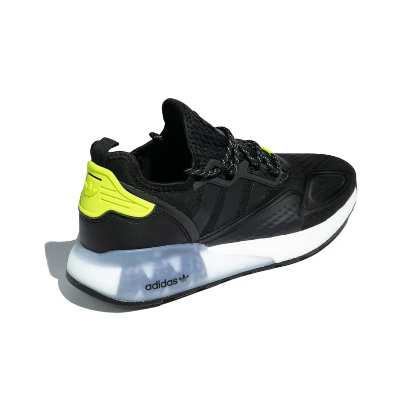 Adidas Zx 2K Boost Black Semi Solar Slime-3