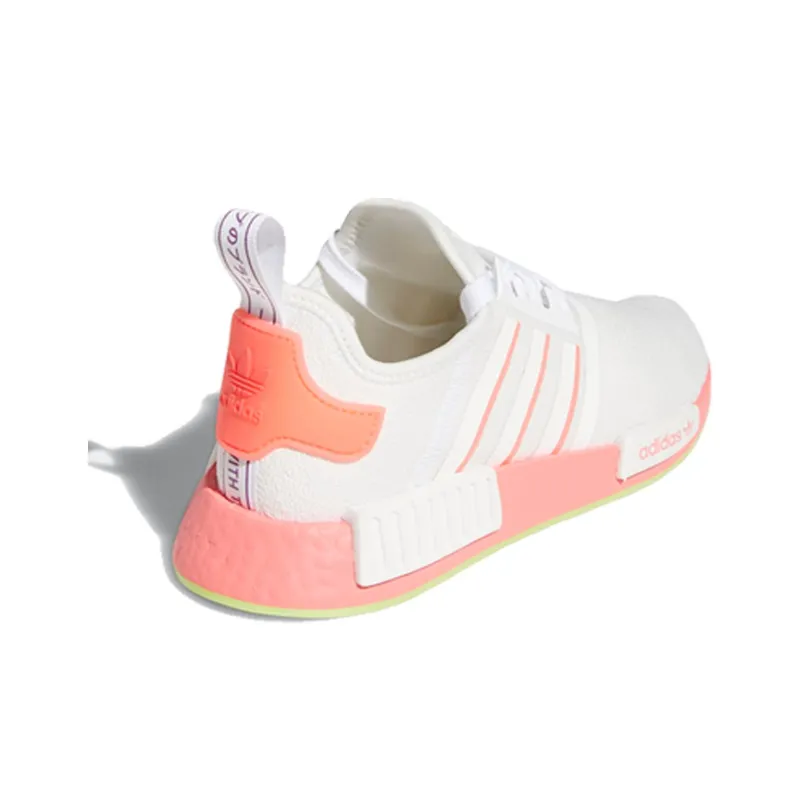 Adidas Nmd R1 White Signal Pink Women's-3