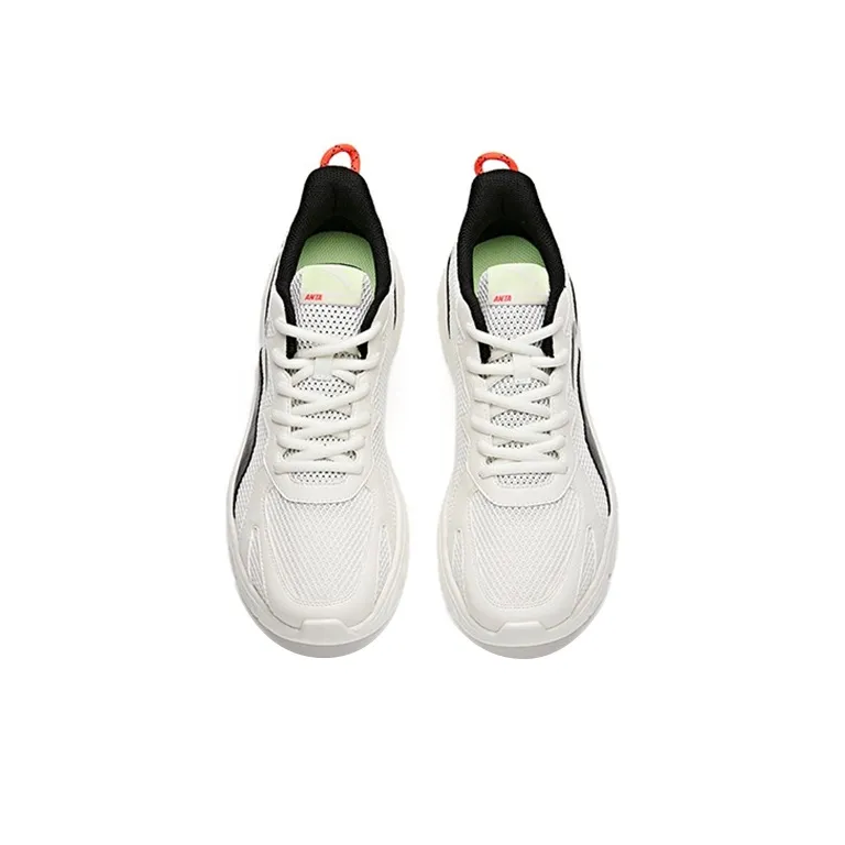 ANTA Casual Shoes Men Low Top Ivory White/Black-3