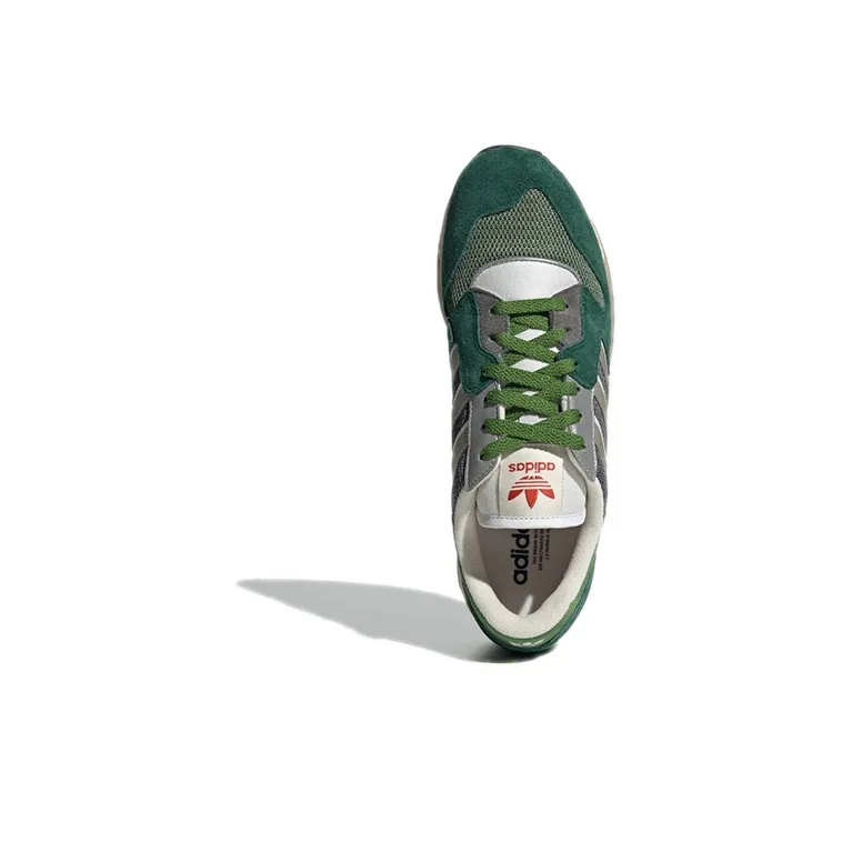 Adidas Originals ZX 420 Wear-Resistant Coverage Low-Top Casual Shoes Unisex Gray Green-4