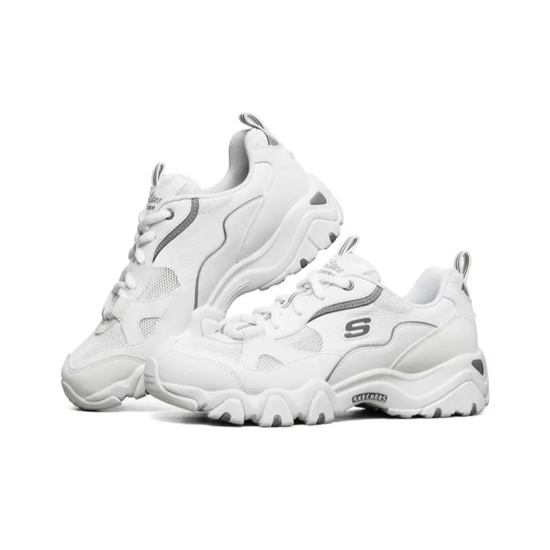 Skechers D Lites 2.0 Silver/White Women's-2