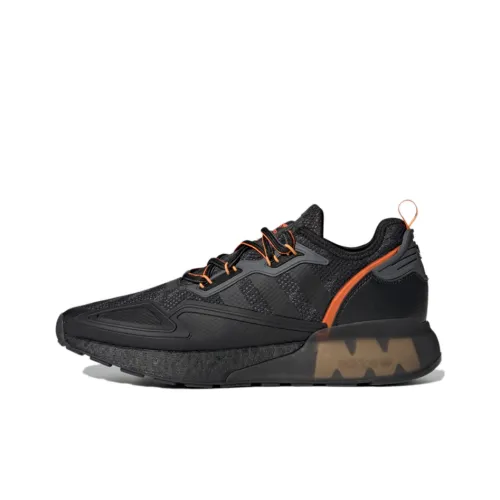 Adidas Originals ZX 2K Boost Casual Shoes Unisex Low-Top Black/Orange