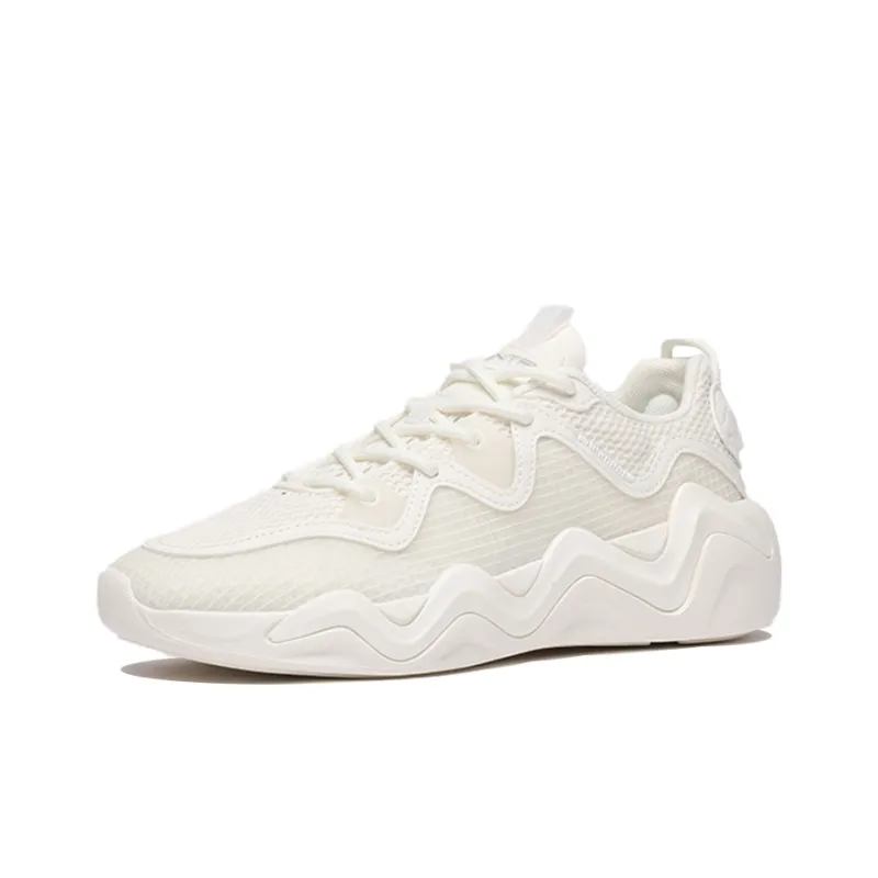 Anta Life Collection Cushioning Anti Slip Wear Resistant Breathability Low Top Casual Shoes Women's Ivory White-2