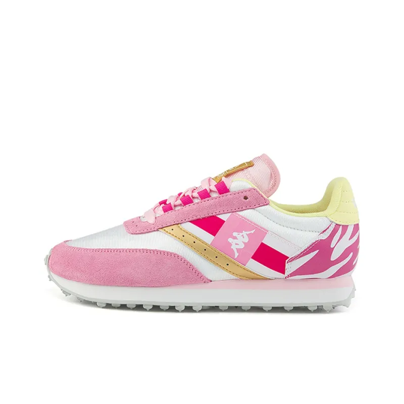 Kappa Cushioning, Slip Resistant, And Abrasion Resistant Low Top Casual Shoes Women's Pink-0
