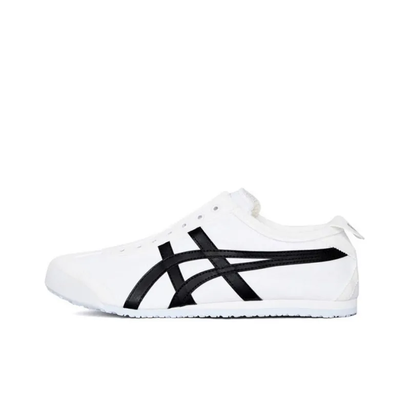 Onitsuka Tiger Mexico 66 Slip On Black And White-0