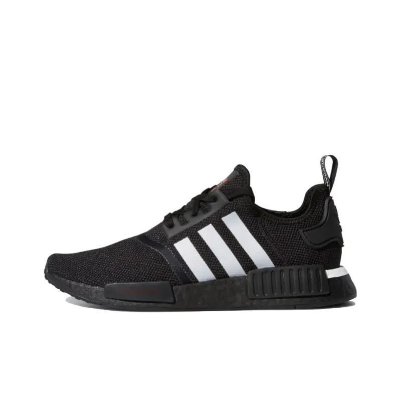 Adidas Nmd R1 Japanese Side Print Black White-0
