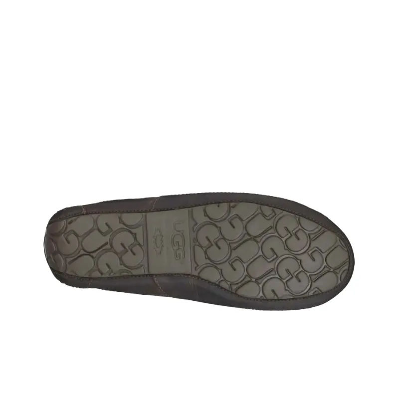 UGG Ascot Leather Slipper 'Brown'-5
