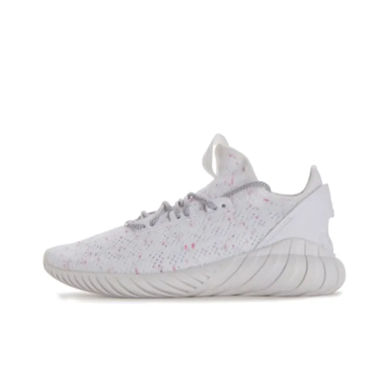 Adidas Tubular Doom Sock White Grey Burgundy-0