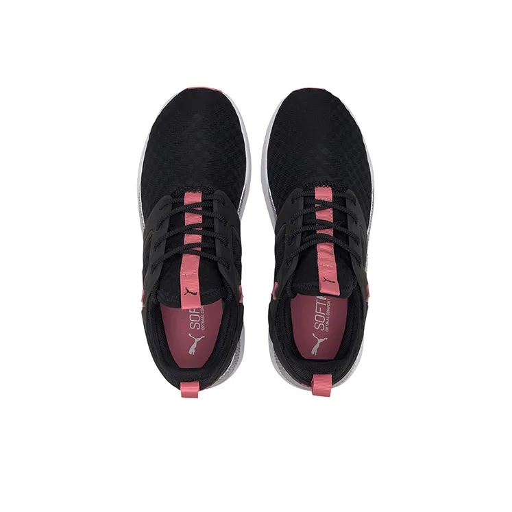 PUMA Pacer Next Casual Shoes Women's Low Top Black/White/Pink/Silver-2