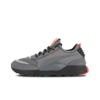 PUMA RS-0 Cushioning Anti-Slip And Wear-Resistant Low-Top Casual Shoes Men's Gray Black Orange
