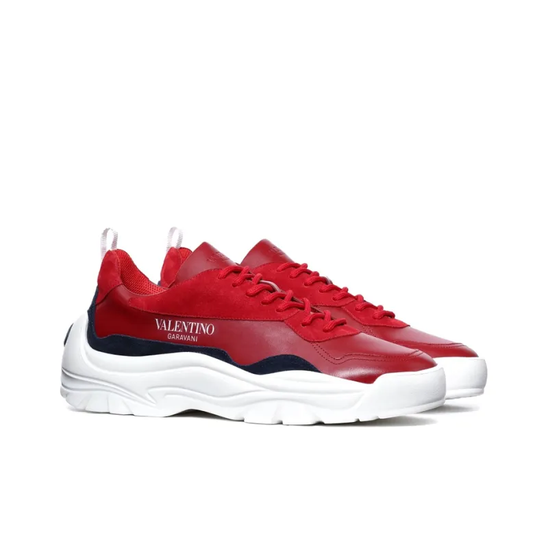 Valentino Sneakers Red White-2