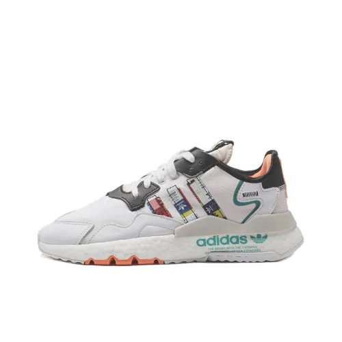 Adidas Originals Nite Jogger Casual Shoes Unisex Low-Top White/Black/Green